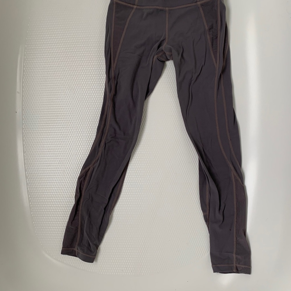 Athleta Girl pale grey leggings L